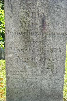 Abia Webster Watrous' Grave